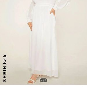 SHEIN | Dresses | Shein Belle Plus Lace Panel Tie Backless Wedding 